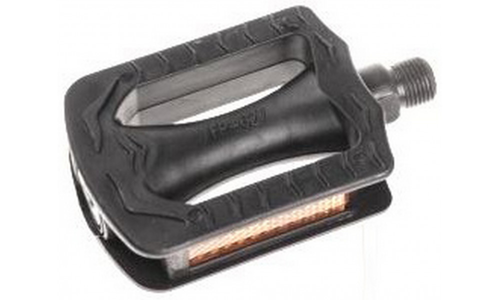 Pedaalid Azimut Kids Flat plastic 9/16" w/bearings and reflectors (1007w) - 1