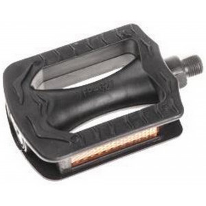 Pedaalid Azimut Kids Flat plastic 1/2" w/bearings and reflectors (1009)