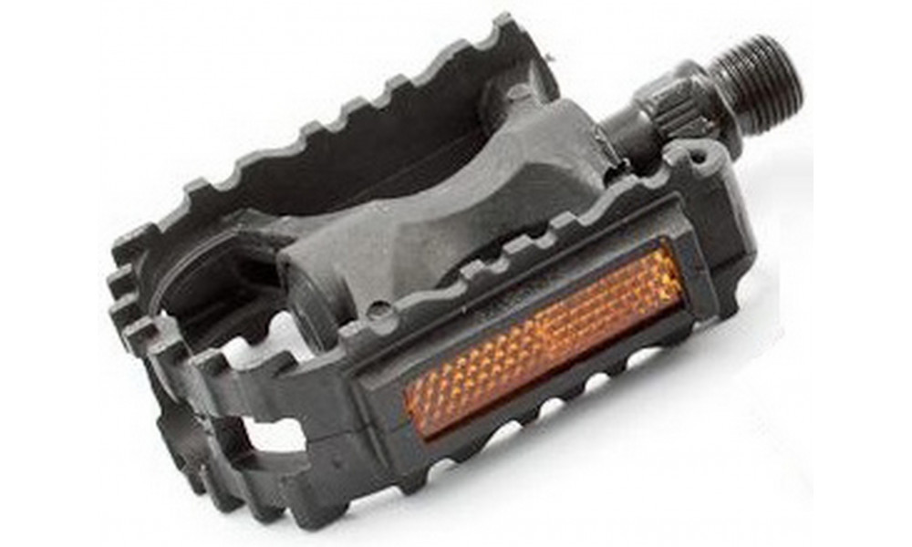 Pedaalid Kids grip plastic 9/16" w/bearings and reflectors (1027) - 2