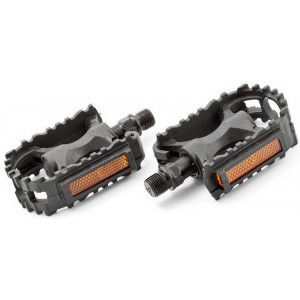 Pedaalid Kids grip plastic 1/2" w/bearings and reflectors (1028)