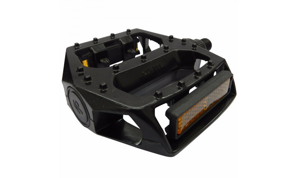 Pedaalid Azimut BMX Platform Alu 9/16" w/bearings and reflectors black (1014) - 1