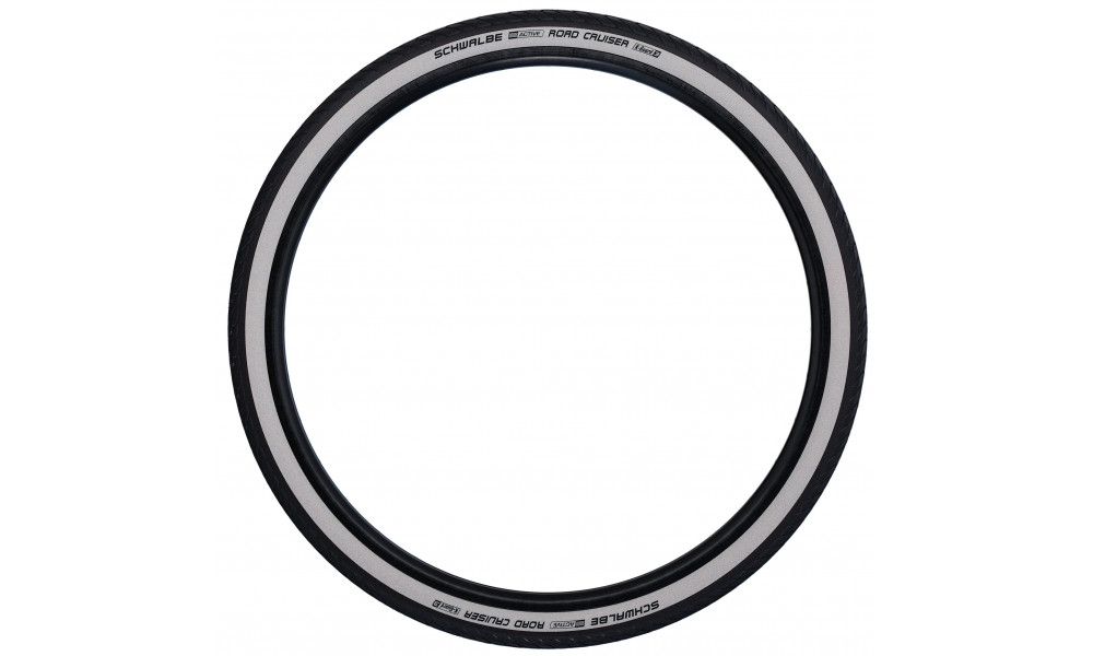 Väliskumm 28" Schwalbe Road Cruiser HS 484, Active Wired 47-622 / 28x1.75 Whitewall - 2
