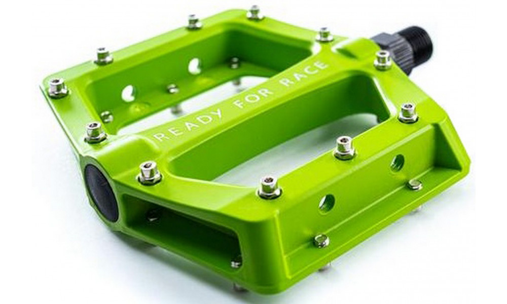 Pedaalid RFR Flat CMPT Alu green - 1
