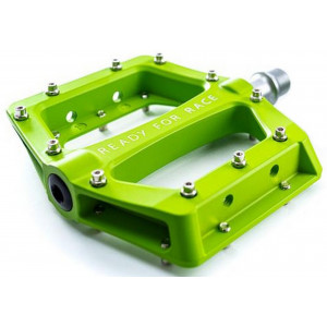 Pedaalid RFR Flat RACE Alu green