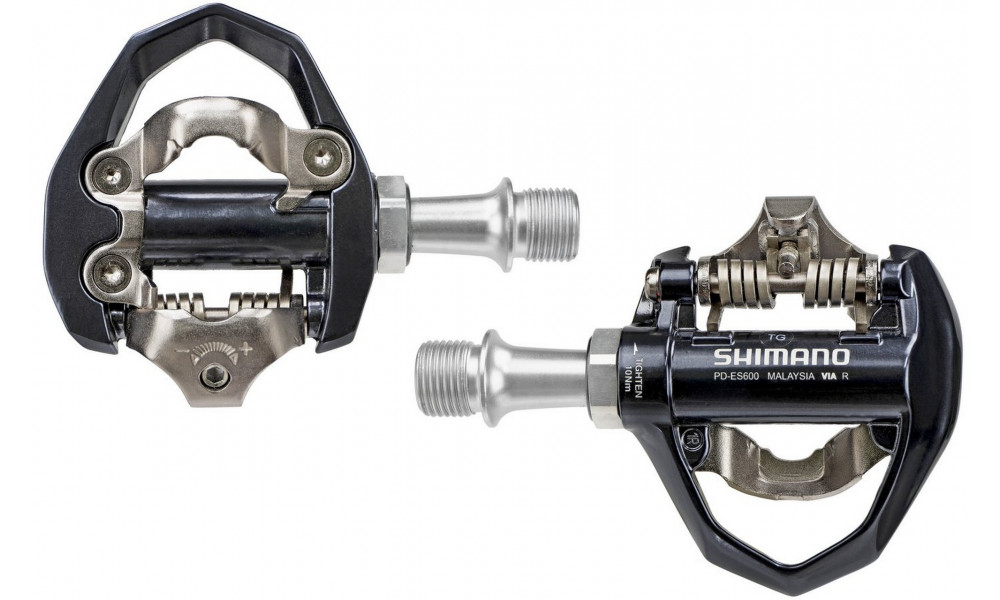 Pedaalid Shimano Road/Fitness/Gravel PD-ES600 SPD + SM-SH51 - 2