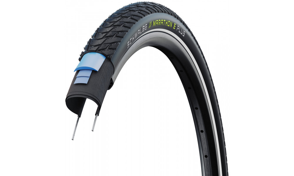 Väliskumm 28" Schwalbe Marathon E-Plus HS 498, Perf Wired 47-622 Addix E Reflex - 4