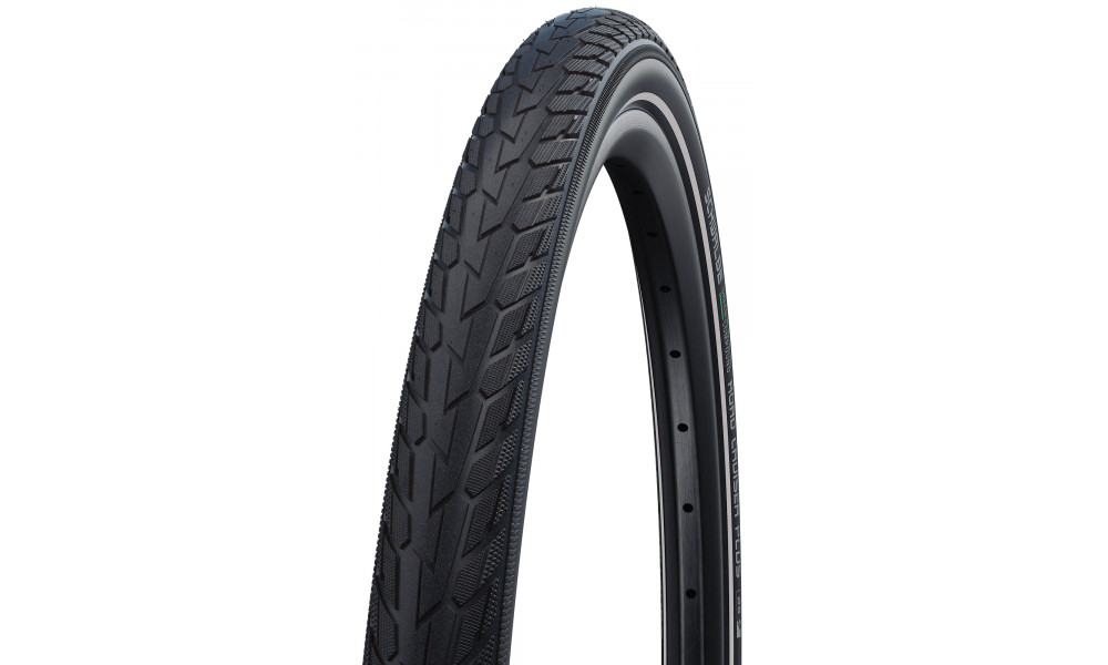 Väliskumm 28" Schwalbe Road Cruiser Plus HS 484, Active Wired 37-622 / 28x1.40 GreenCompound Reflex - 1