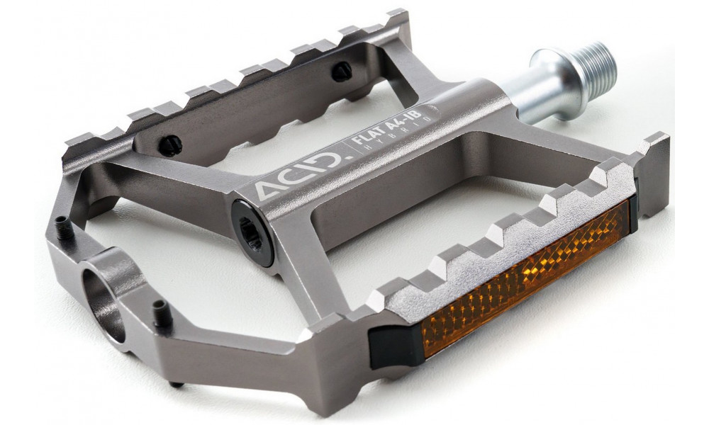 Pedaalid ACID Flat A4-IB Hybrid Alu grey - 4