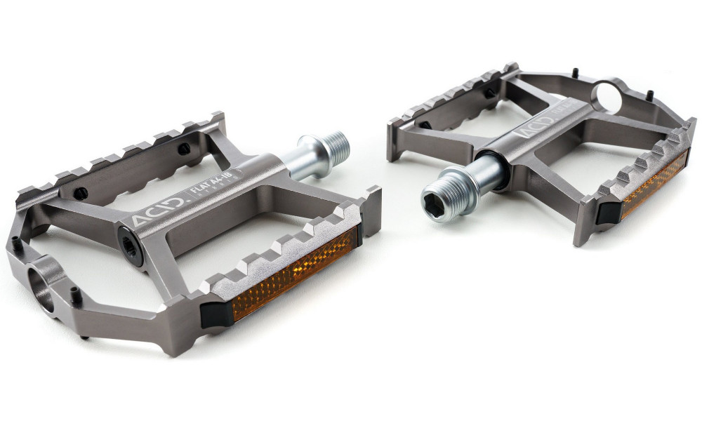 Pedaalid ACID Flat A4-IB Hybrid Alu grey - 5