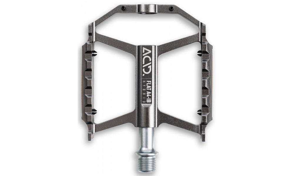 Pedaalid ACID Flat A4-IB Hybrid Alu grey - 6