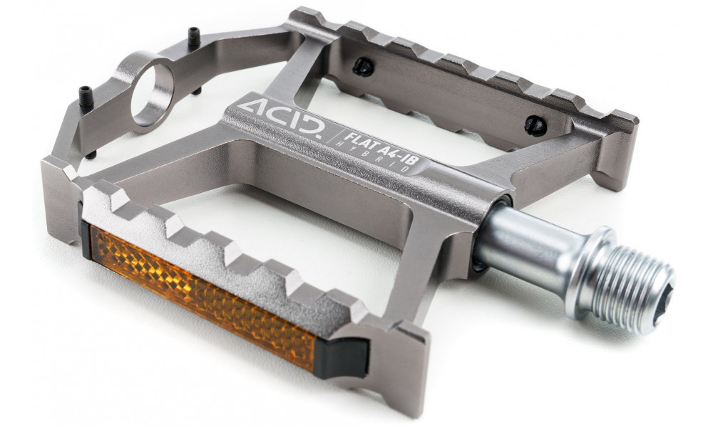 Pedaalid ACID Flat A4-IB Hybrid Alu grey - 7