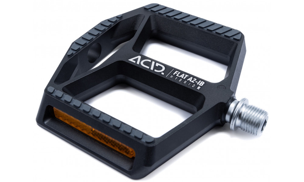 Pedaalid ACID FLAT A2-IB Hybrid R black - 4
