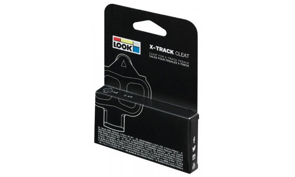 Pedaaliklotsid Look X-Track grey - 2