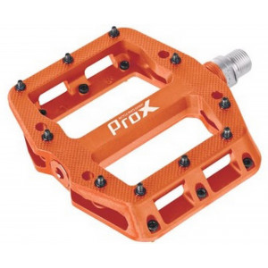Pedaalid ProX Base Pro 26 plastic Pins axle Cr-Mo orange