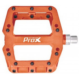 Pedaalid ProX Base Pro 26 plastic Pins axle Cr-Mo orange
