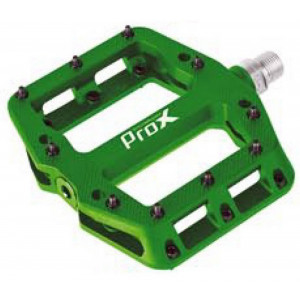 Pedaalid ProX Base Pro 26 plastic Pins axle Cr-Mo green
