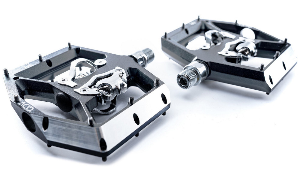 Pedaalid ACID Click A2-ZP SPD Alu grey - 3