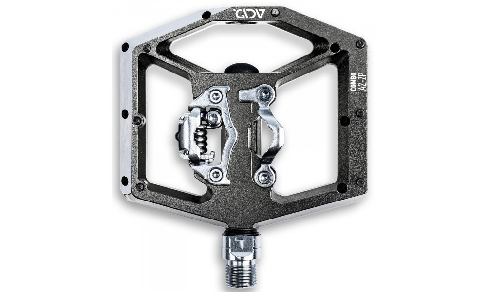 Pedaalid ACID Combo A2-ZP SPD Alu grey - 2