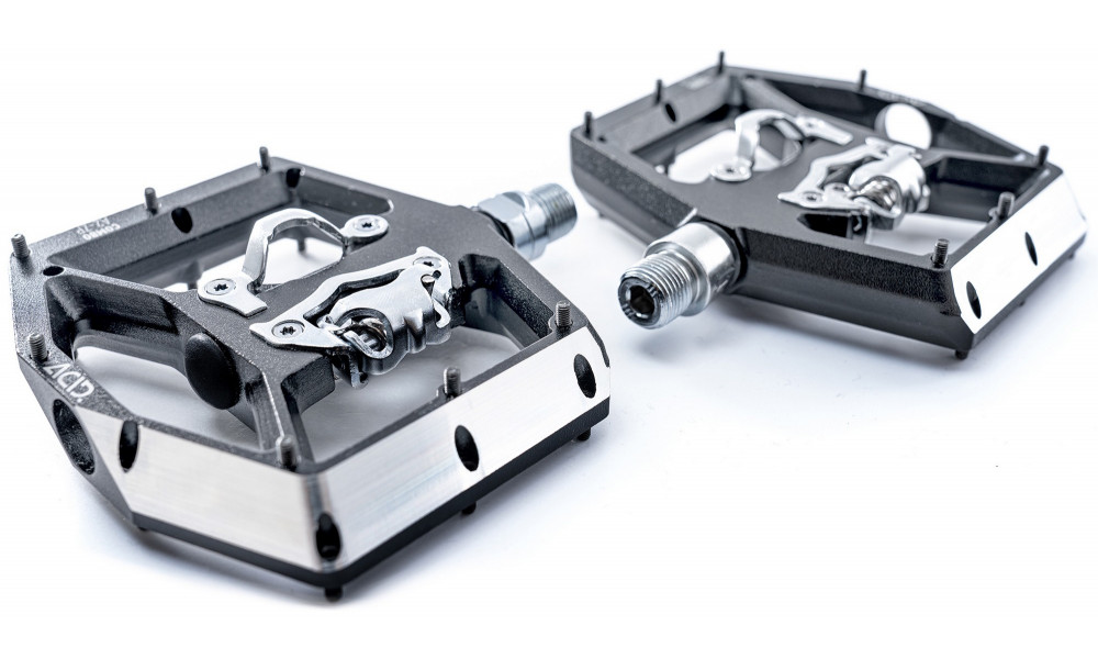 Pedaalid ACID Combo A2-ZP SPD Alu grey - 3