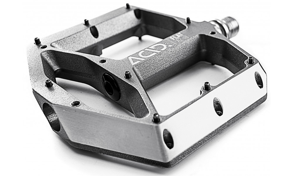 Pedaalid ACID Flat A2-IB Alu grey - 1