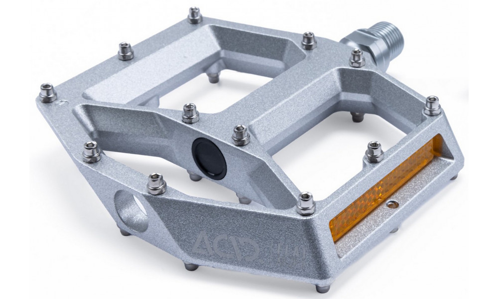 Pedaalid ACID Flat A3-ZP R Alu silver - 1