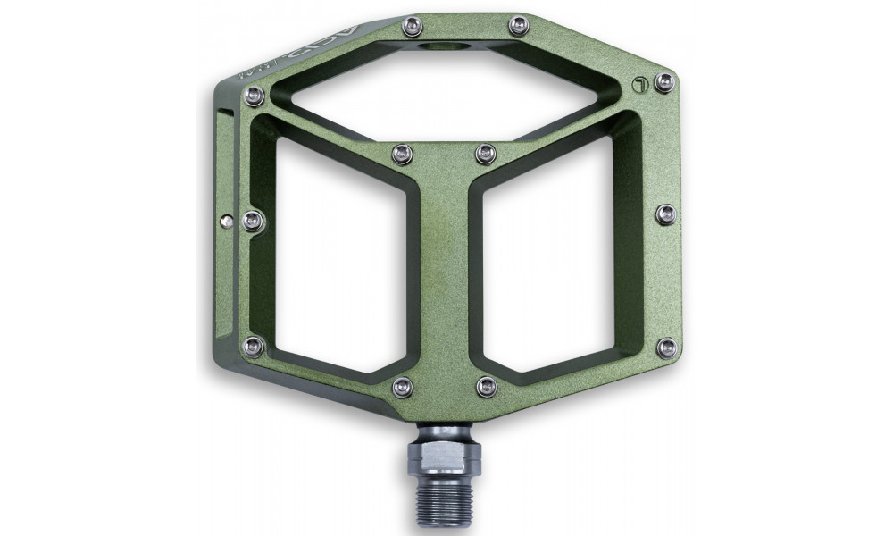 Pedaalid ACID Flat A3-ZP R Alu olive - 2
