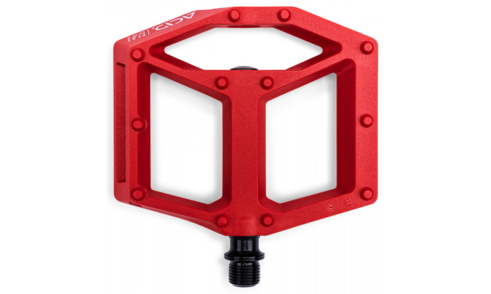 Pedaalid ACID Flat C2-ZP R plastic red - 2