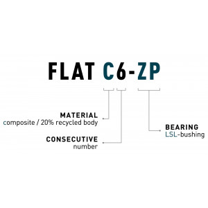 Pedaalid ACID Flat C6-ZP plastic orange