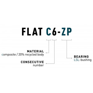Pedaalid ACID Flat C6-ZP plastic lime