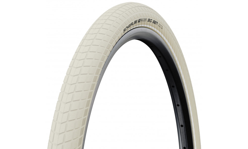 Väliskumm 28" Schwalbe Big Ben HS 439 Active Wired 50-622 / 29x2.00 Creme-Reflex 