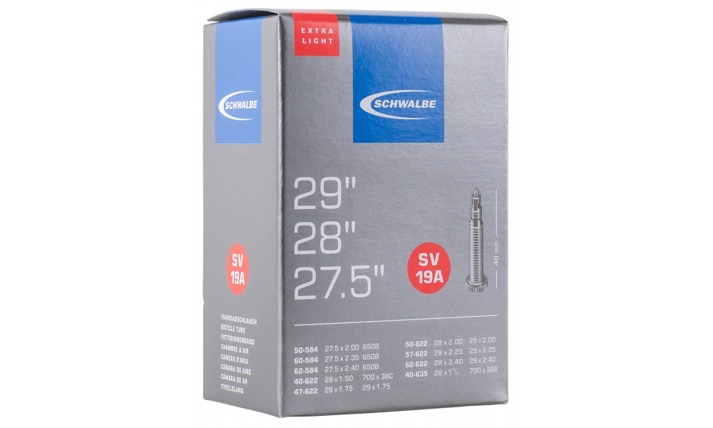 Sisekumm 28"/29"/27.5 Schwalbe SV19A ExtraLight (50/62-584 - 40/62-622) - 1