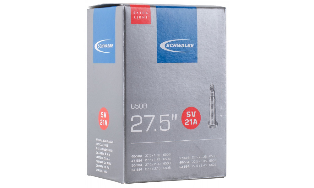 Sisekumm 27.5"/650B Schwalbe SV21A ExtraLight (40/62-584) - 1