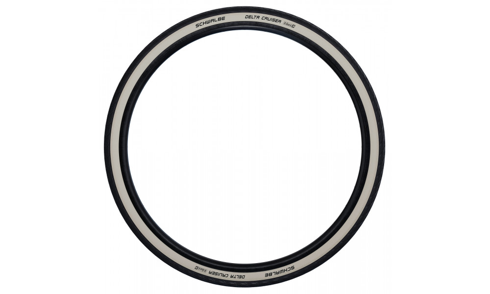 Väliskumm 28" Schwalbe Delta Cruiser HS 431, Active Wired 28-622 / 700x28C Whitewall - 2