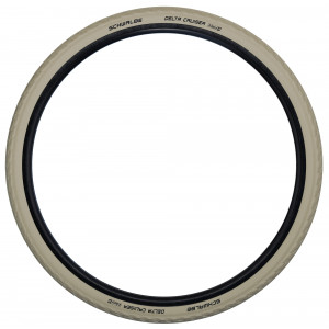 Väliskumm 28" Schwalbe Delta Cruiser HS 431, Active Wired 37-622 / 28x1.40 Creme