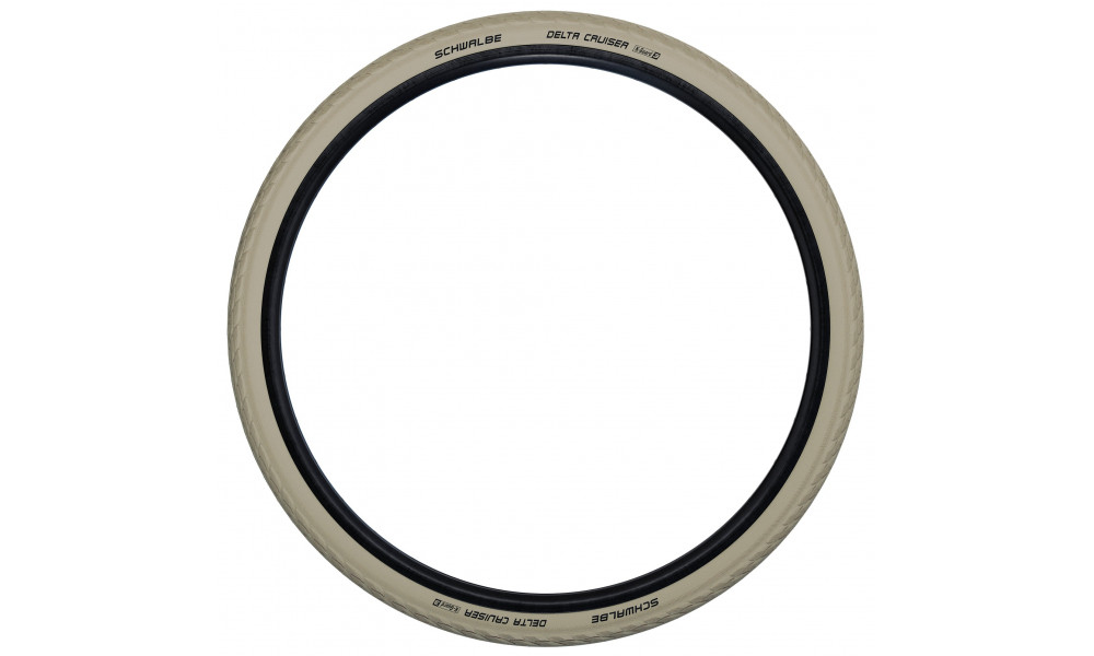 Väliskumm 28" Schwalbe Delta Cruiser HS 431, Active Wired 37-622 / 28x1.40 Creme - 2