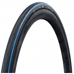 Väliskumm 28" Schwalbe Lugano II HS 471, Active Wired 25-622 / 700x25C Blue Stripes
