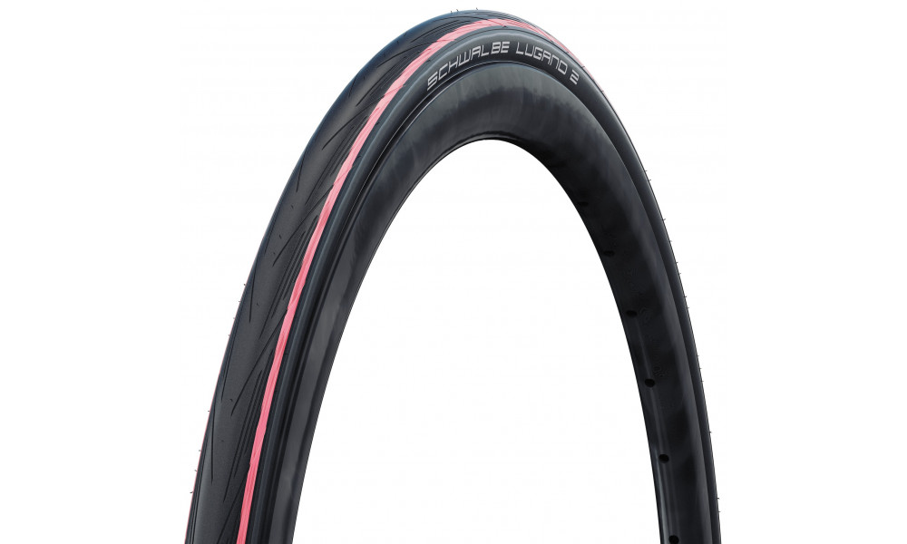 Väliskumm 28" Schwalbe Lugano II HS 471, Active Wired 25-622 / 700x25C Red Stripes 