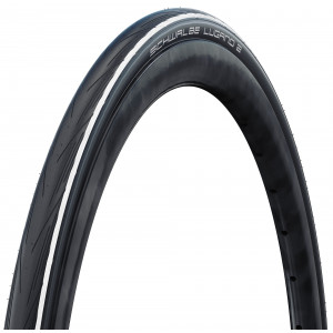 Väliskumm 28" Schwalbe Lugano II HS 471, Active Wired 25-622 / 700x25C White Stripes