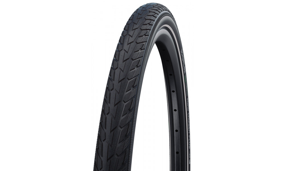 Väliskumm 24" Schwalbe Road Cruiser Plus HS 484 Active Wired 47-507 GreenCompound Reflex - 1