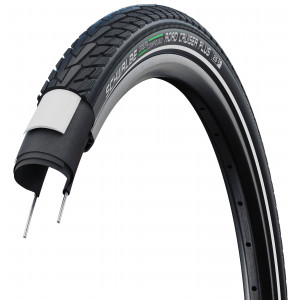 Väliskumm 24" Schwalbe Road Cruiser Plus HS 484, Active Wired 47-507 GreenCompound Reflex