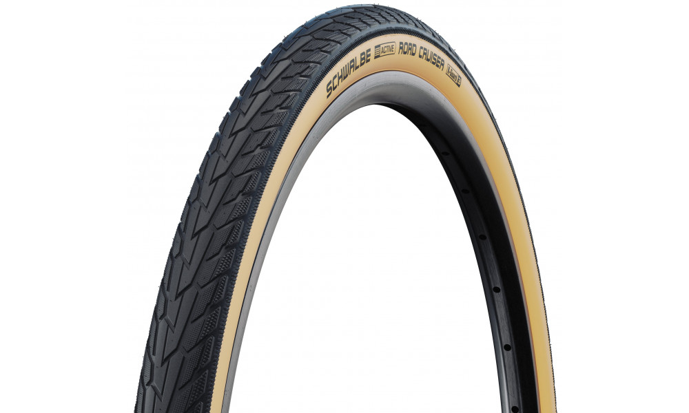 Väliskumm 27" Schwalbe Road Cruiser HS 484, GreenCompound Wired 28/32-630 / 27x1 1/4 Gumwall - 1