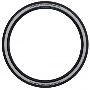 Väliskumm 27" Schwalbe Road Cruiser HS 484, GreenCompound Wired 28/32-630 / 27x1 1/4 Whitewall