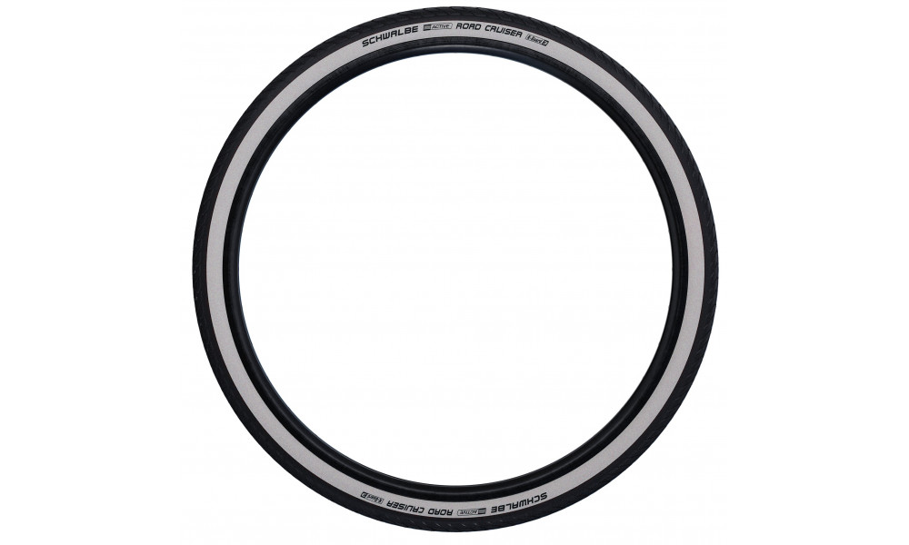 Väliskumm 27" Schwalbe Road Cruiser HS 484, GreenCompound Wired 28/32-630 / 27x1 1/4 Whitewall - 2