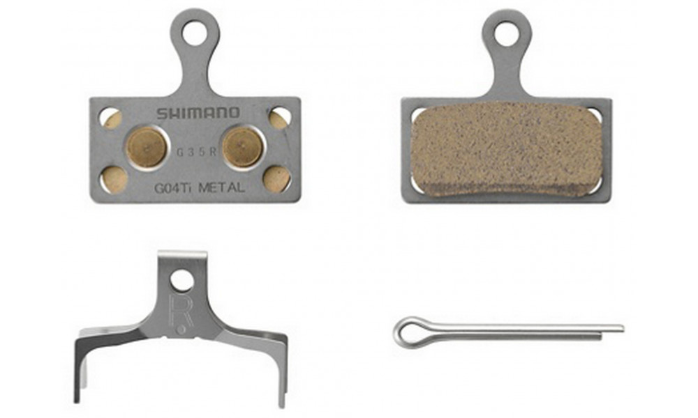 Ketaspiduriklotsid Shimano G04TI Metal - 1