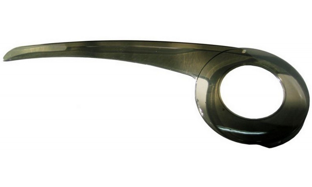 Keti kaitse plastic transparent 38T 520mm with bracket 