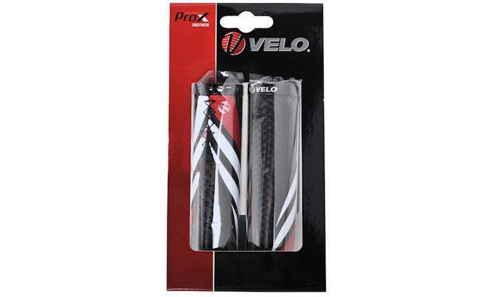 Käepidemed Velo ProX VLG-851AD3 130mm GEL Lock-on black-red - 2