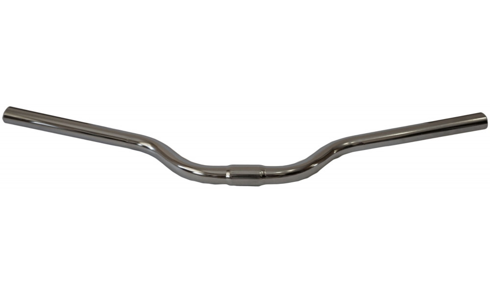 Juhtraud Azimut Trek steel 620x25.4mm rise-60mm silver - 2