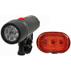Tulede komplekt Azimut Torch+Oval 5/3LED with batteries