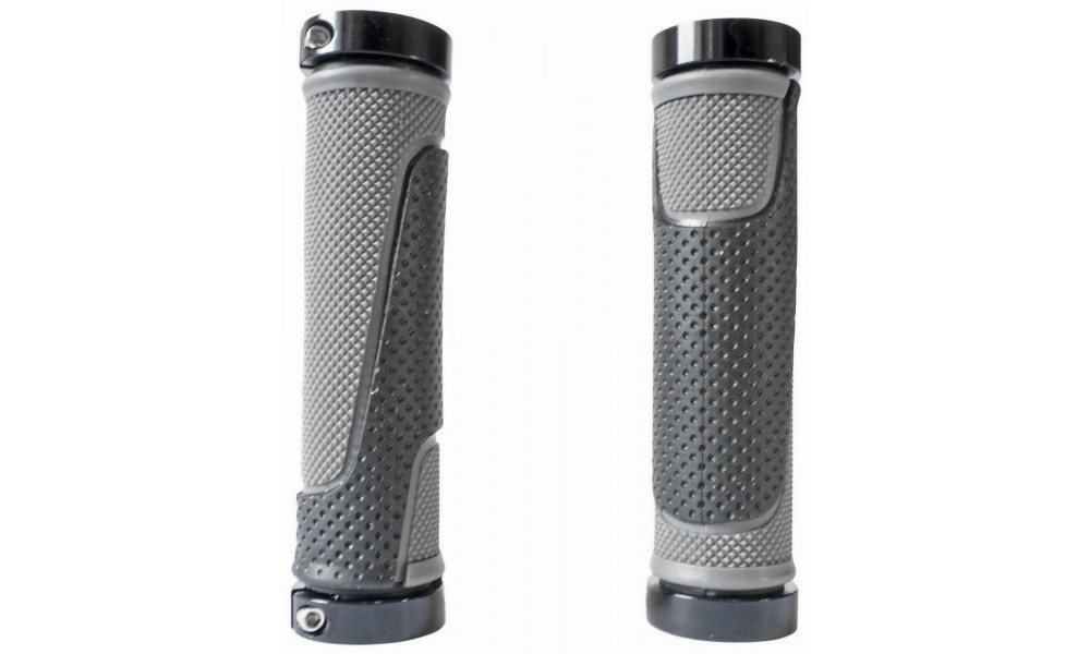 Käepidemed Azimut Dual Sport 2xLock 130mm black/grey (1002) - 3