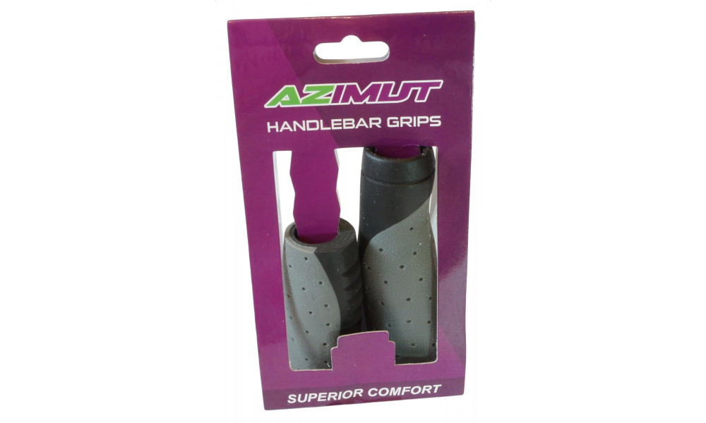 Käepidemed Azimut Ergo Dots Dual 92+135mm black/grey (1006) - 2